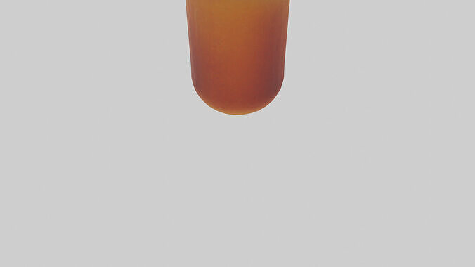 Kombucha model Low-poly 3D model 4