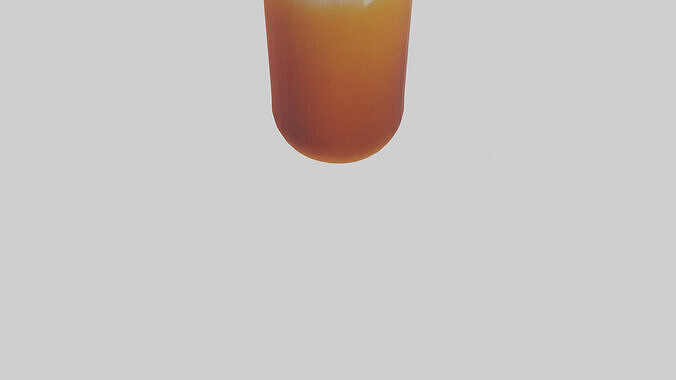 Kombucha model Low-poly 3D model 5