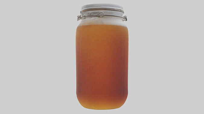 Kombucha model Low-poly 3D model 2