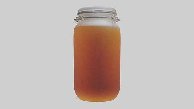 Kombucha model Low-poly 3D model