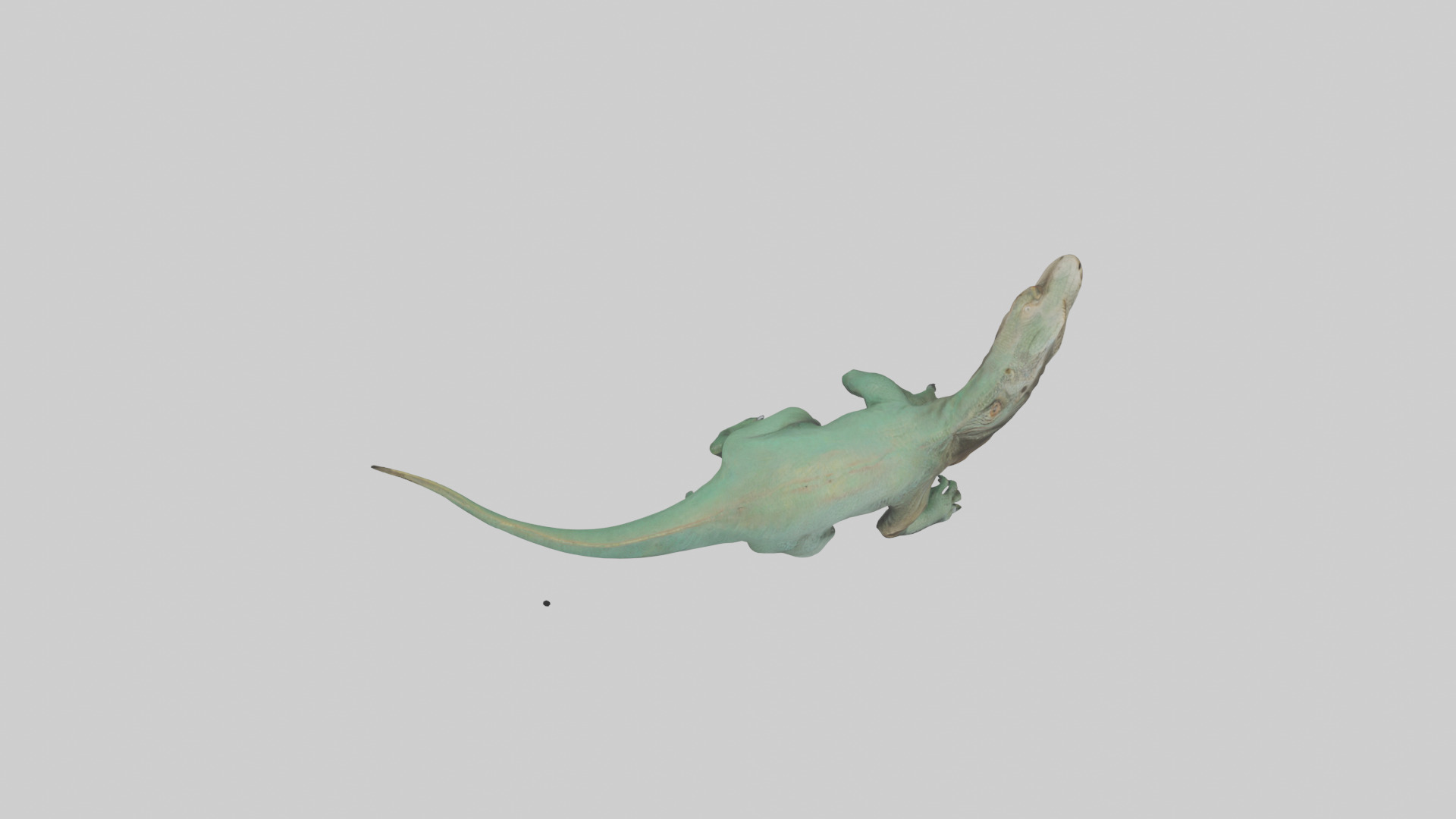 Komodo Dragon climbing model Low-poly 3D model_14