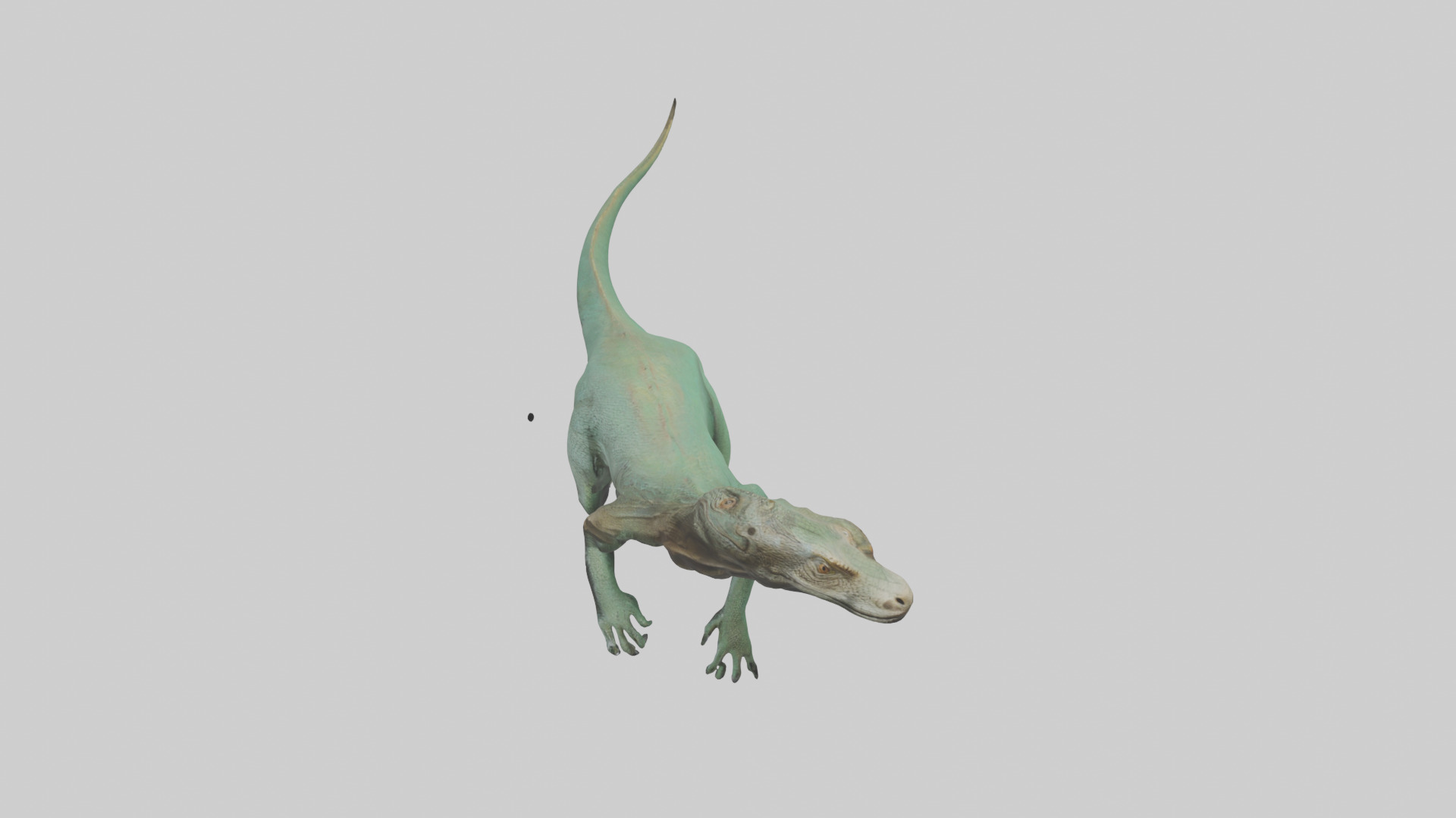 Komodo Dragon climbing model Low-poly 3D model_17