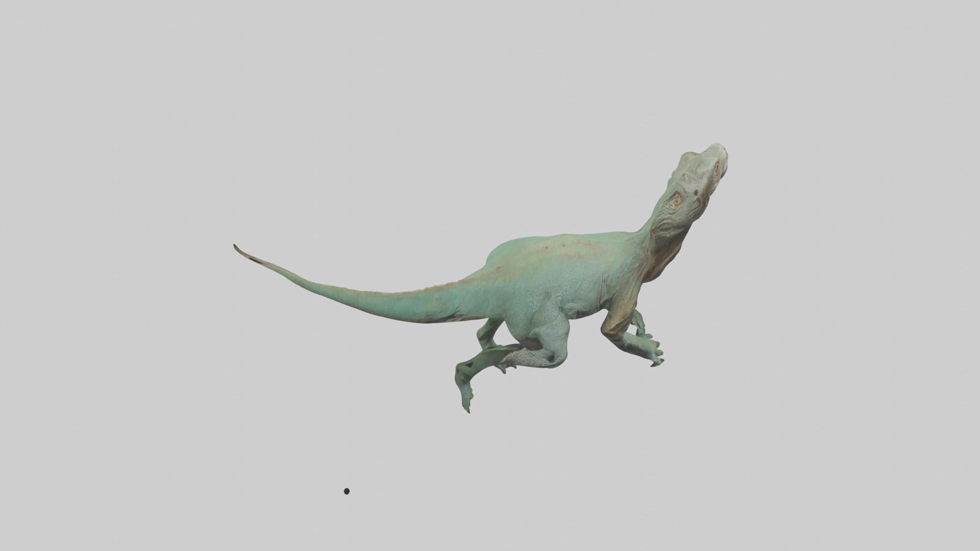 Komodo Dragon climbing model Low-poly 3D model_16