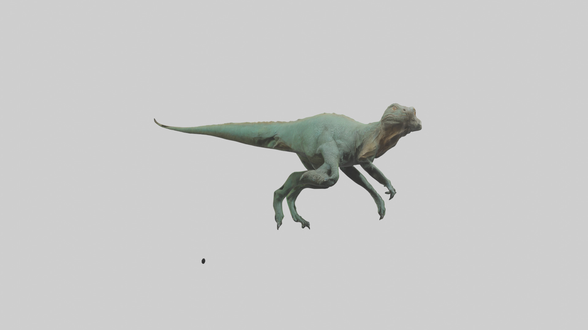 Komodo Dragon climbing model Low-poly 3D model_9