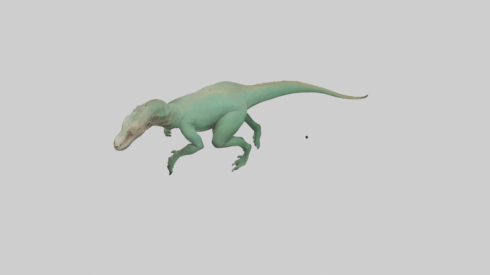 Komodo Dragon climbing model Low-poly 3D model_15