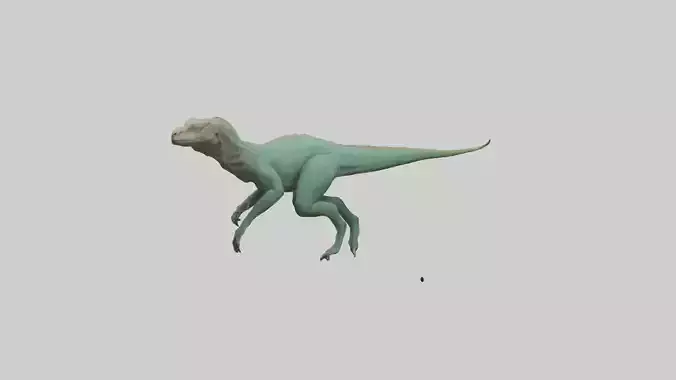 Komodo Dragon climbing model