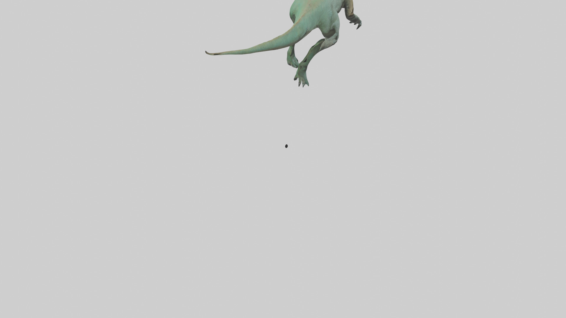 Komodo Dragon climbing model Low-poly 3D model_6