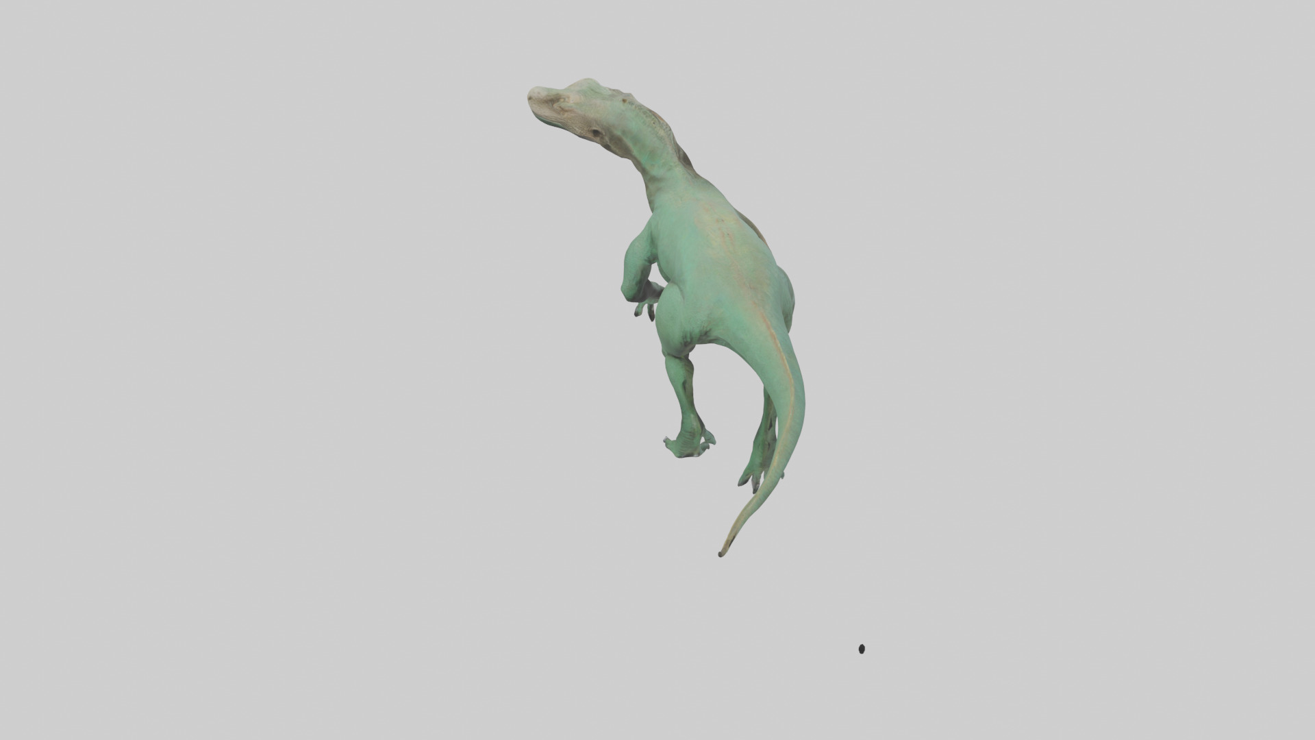 Komodo Dragon climbing model Low-poly 3D model_18