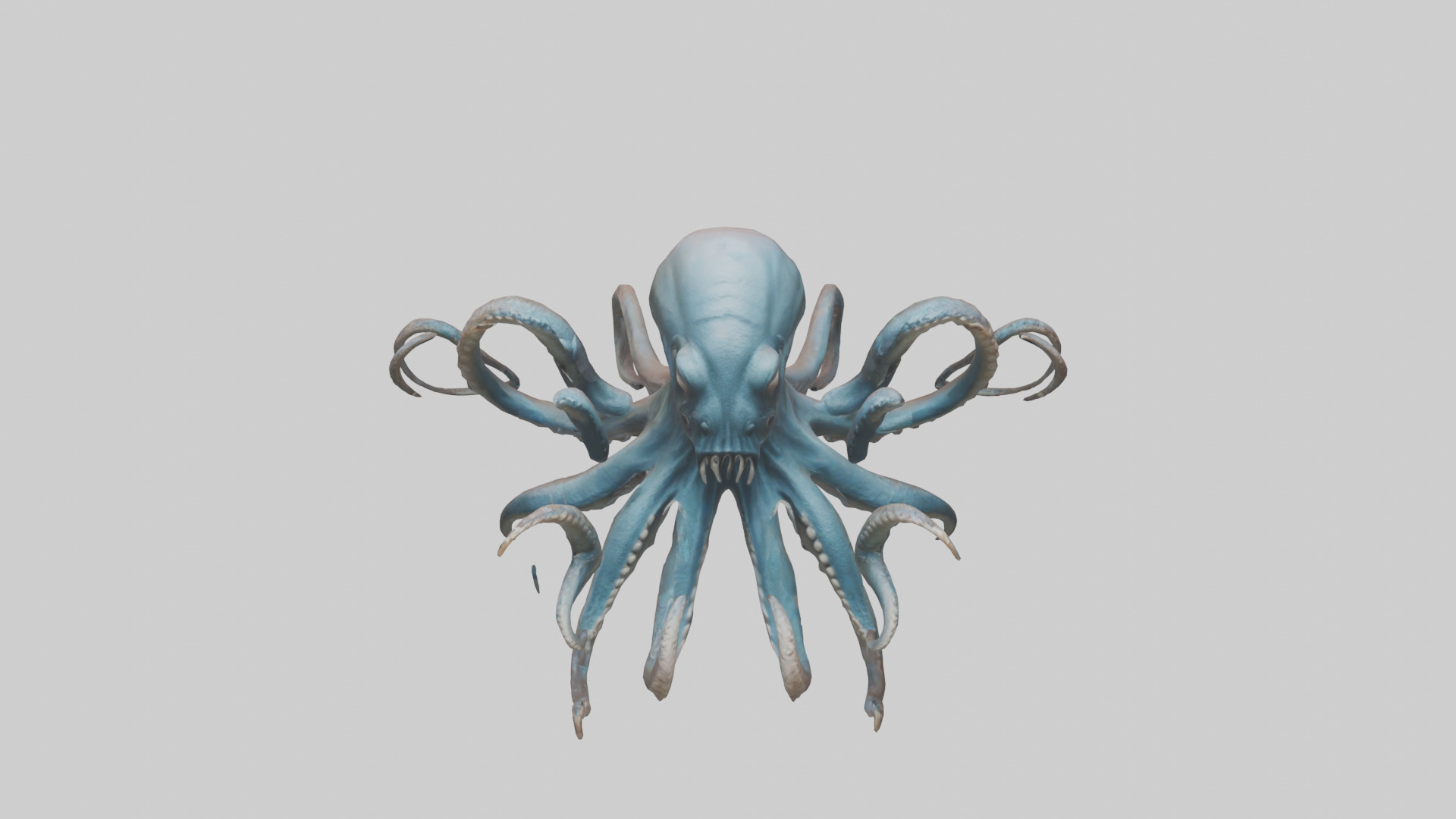 Kraken model Low-poly 3D model_16