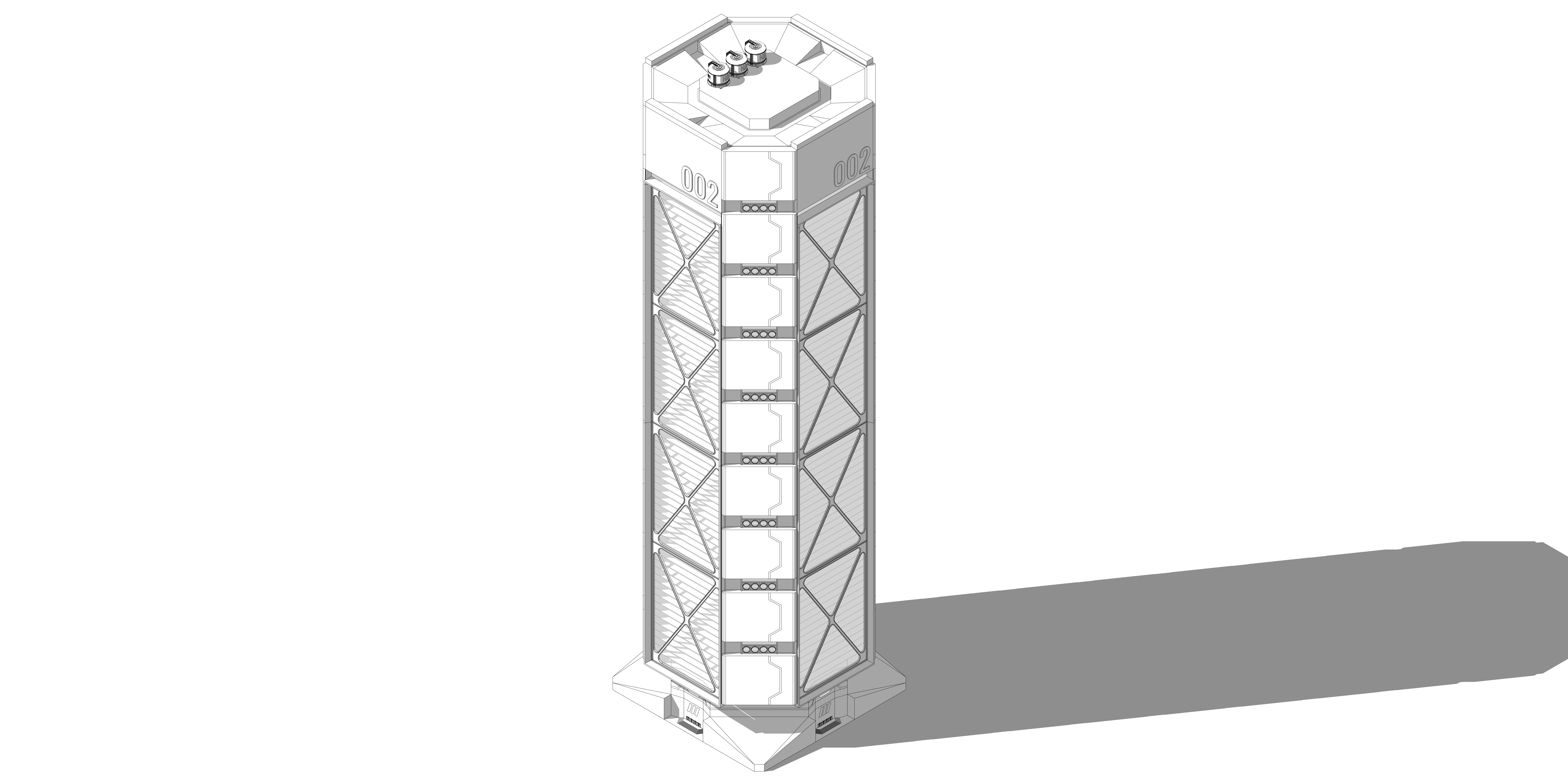 Sci-fi Mega Block 002 v2 3D model_11