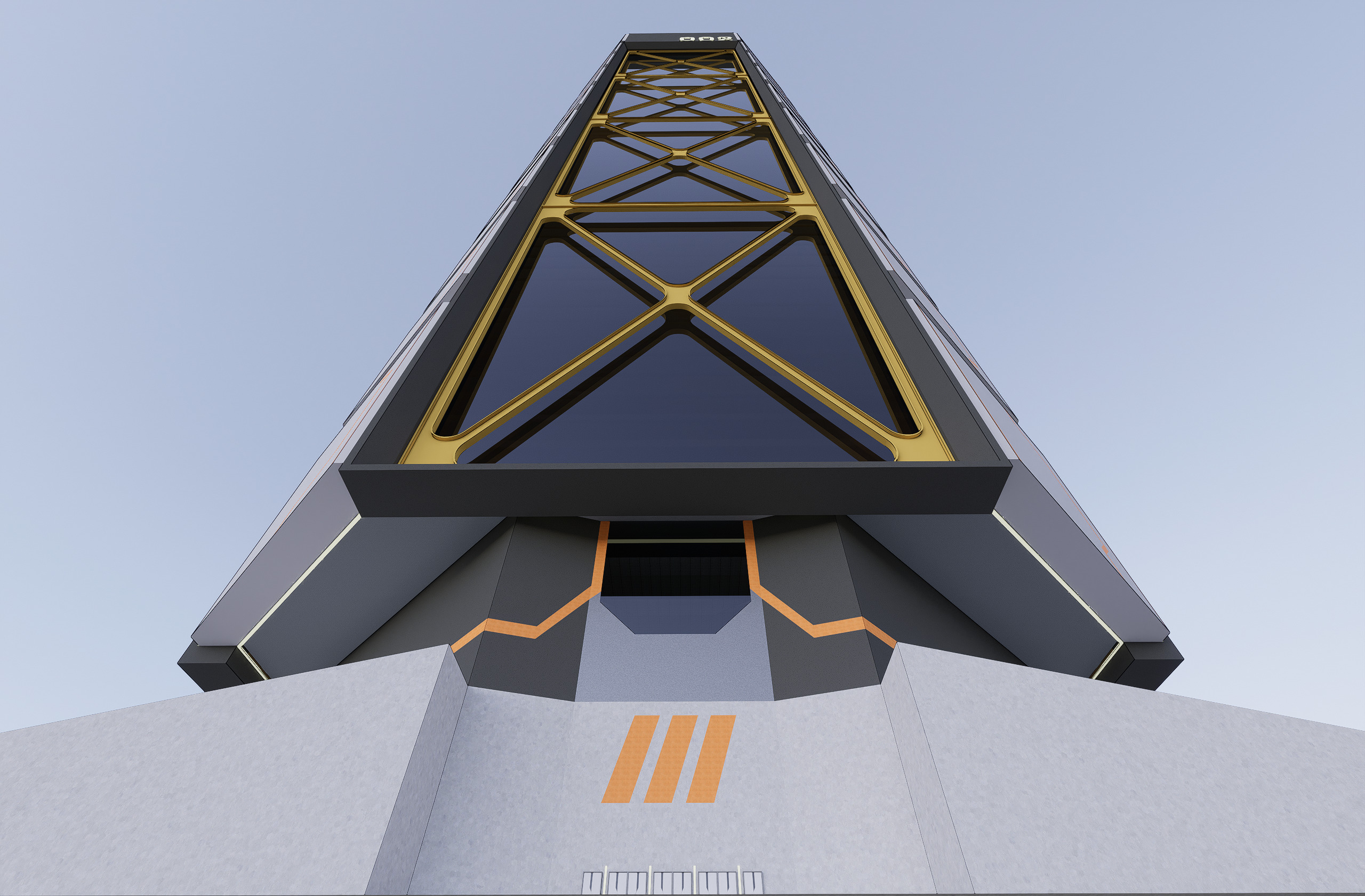 Sci-fi Mega Block 002 v2 3D model_3