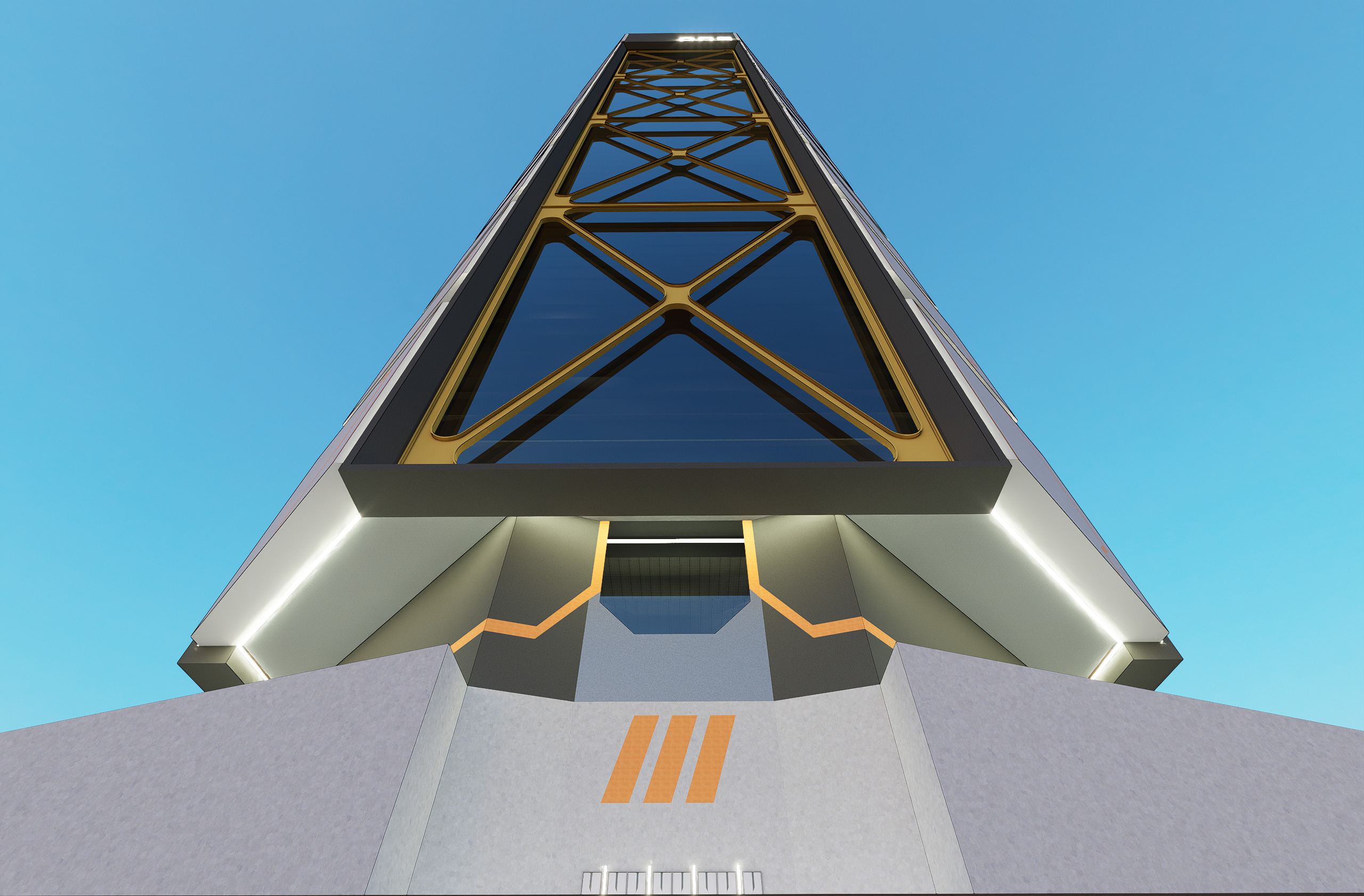 Sci-fi Mega Block 002 v2 3D model_4