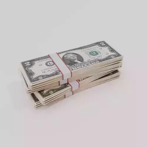 Two Dollar Currency USD