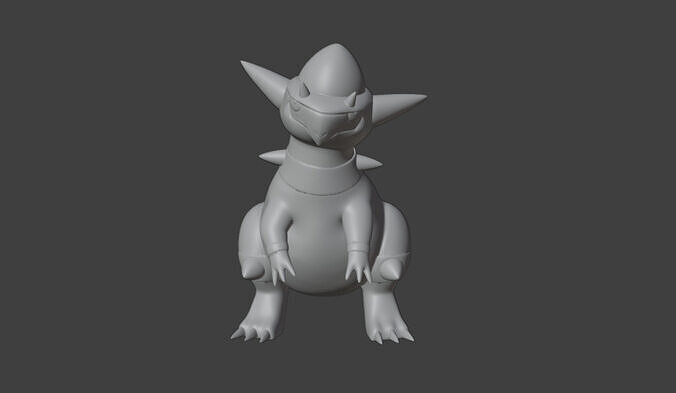 Rampardos Pokemon 3D print model
