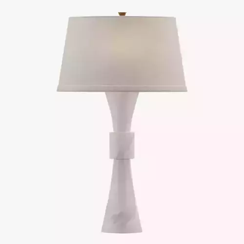 Uttermost Black Label Banded Table Lamp Alabaster 3D model