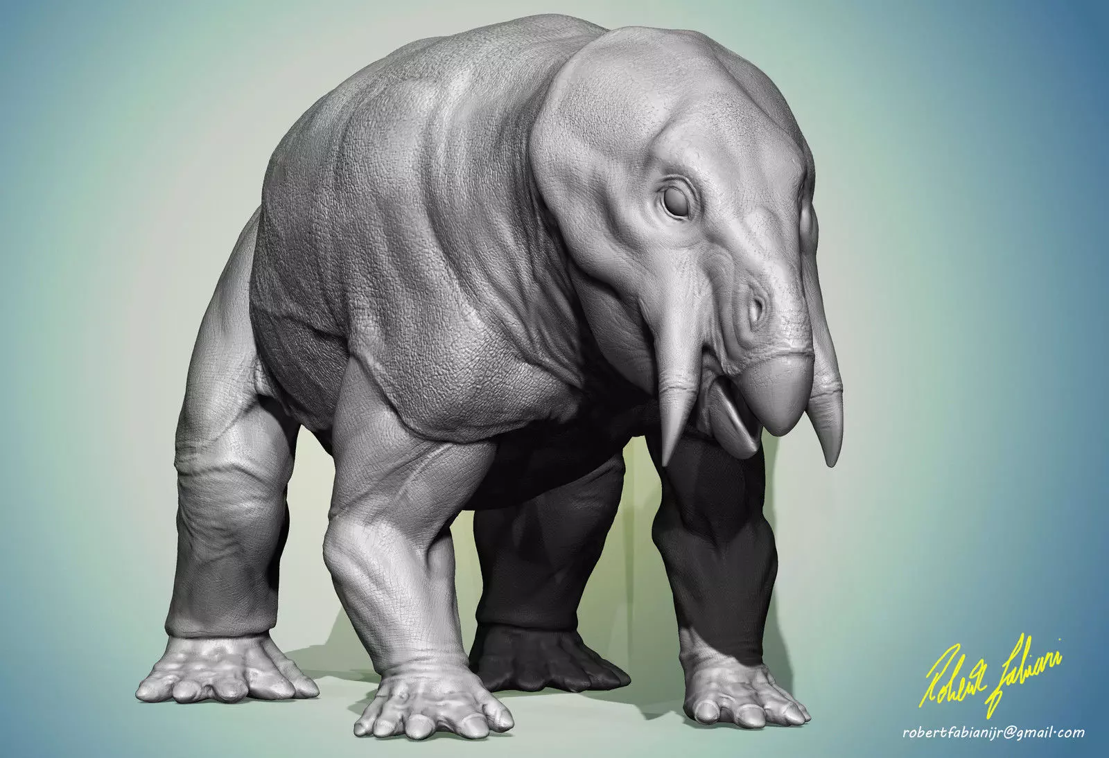 Placerias 3D print model_0