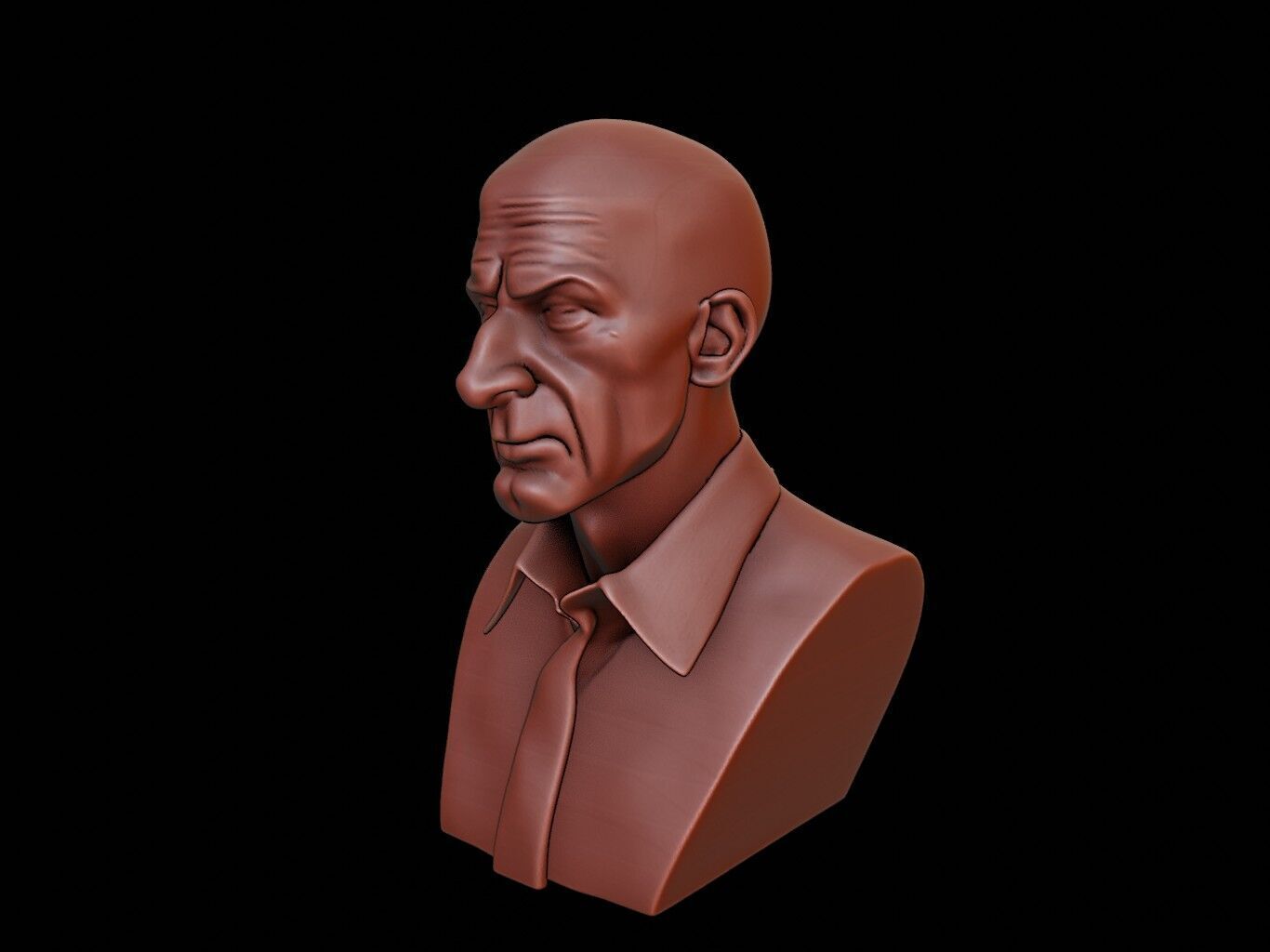 Alfred North Whitehead Bust 3D print model_1