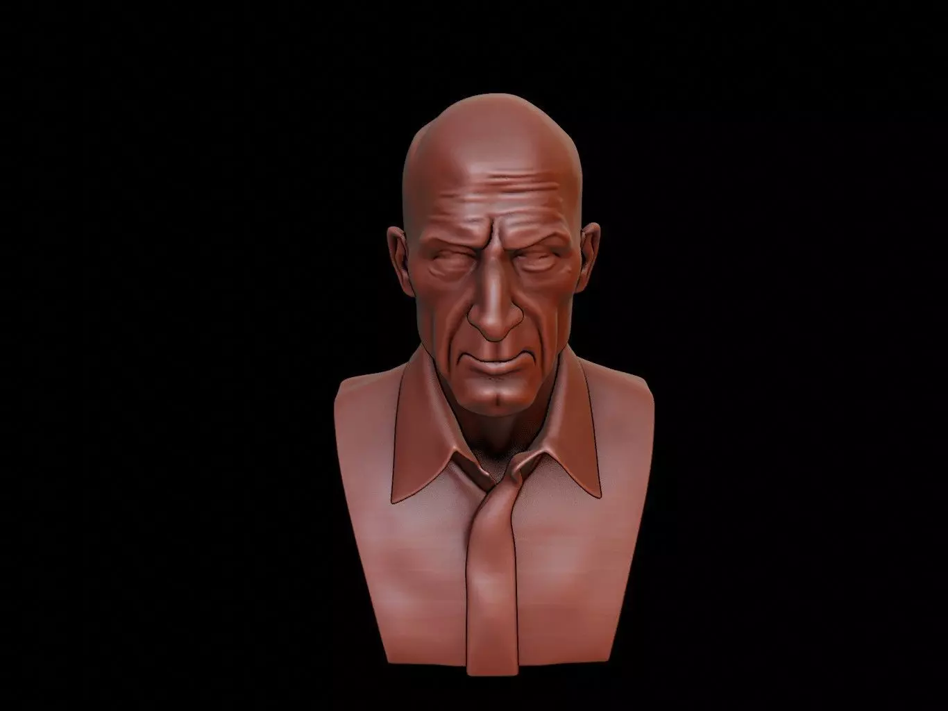 Alfred North Whitehead Bust 3D print model_0
