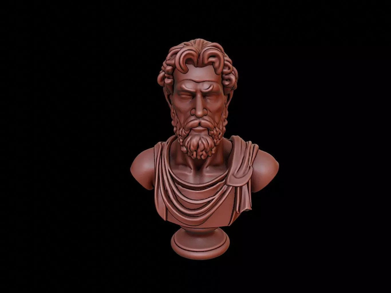 Anaxagoras Bust 3D print model