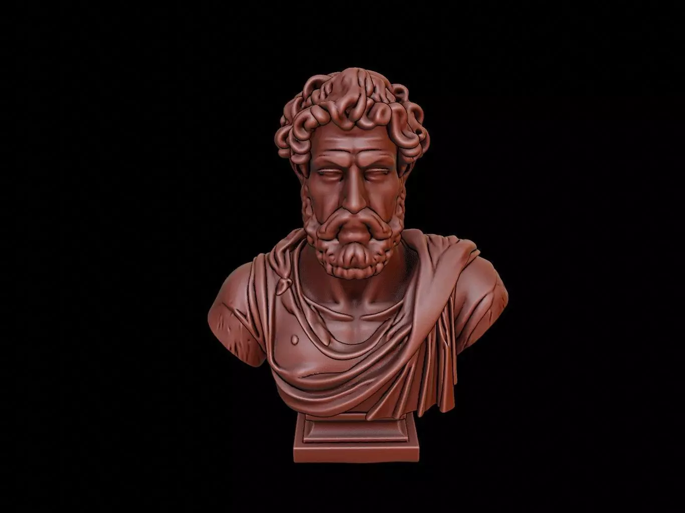 Anaximander Bust 3D print model_0