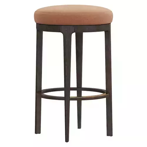 Restoration Hardware Ligne Swivel Fabric Bar Stool 3D model