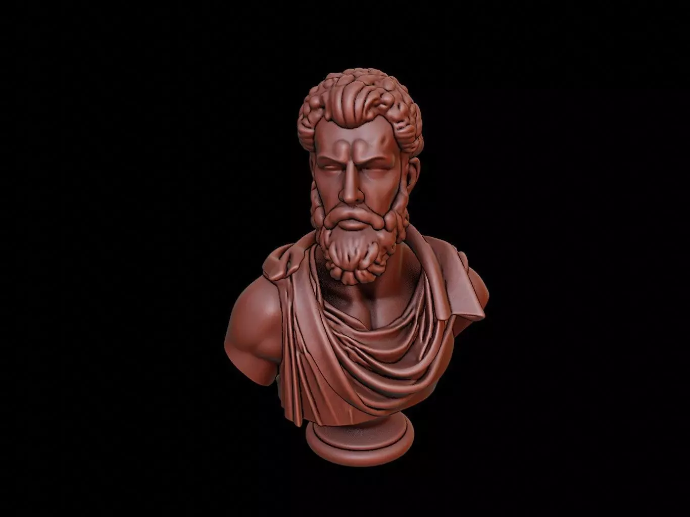 Anaximenes Bust 3D print model