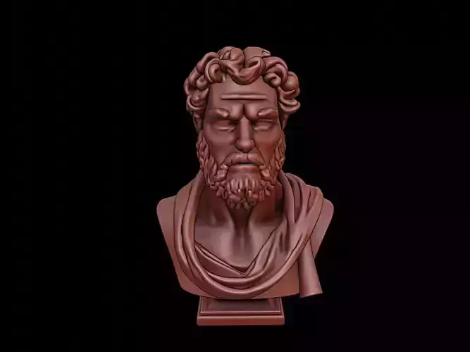 Aristotle Bust 3D print model