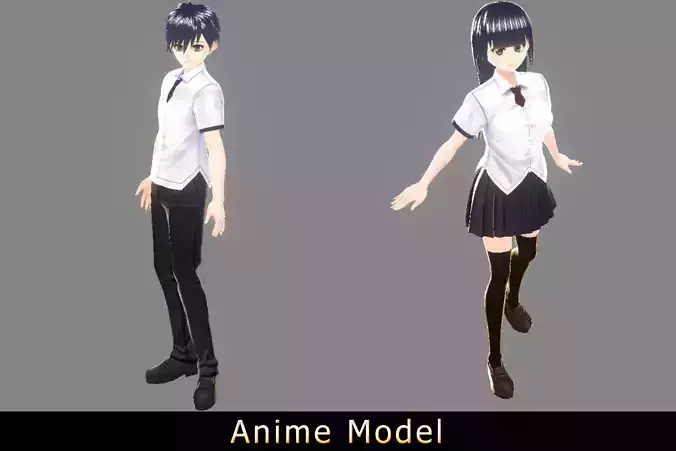 Anime Character - Uniform Pack