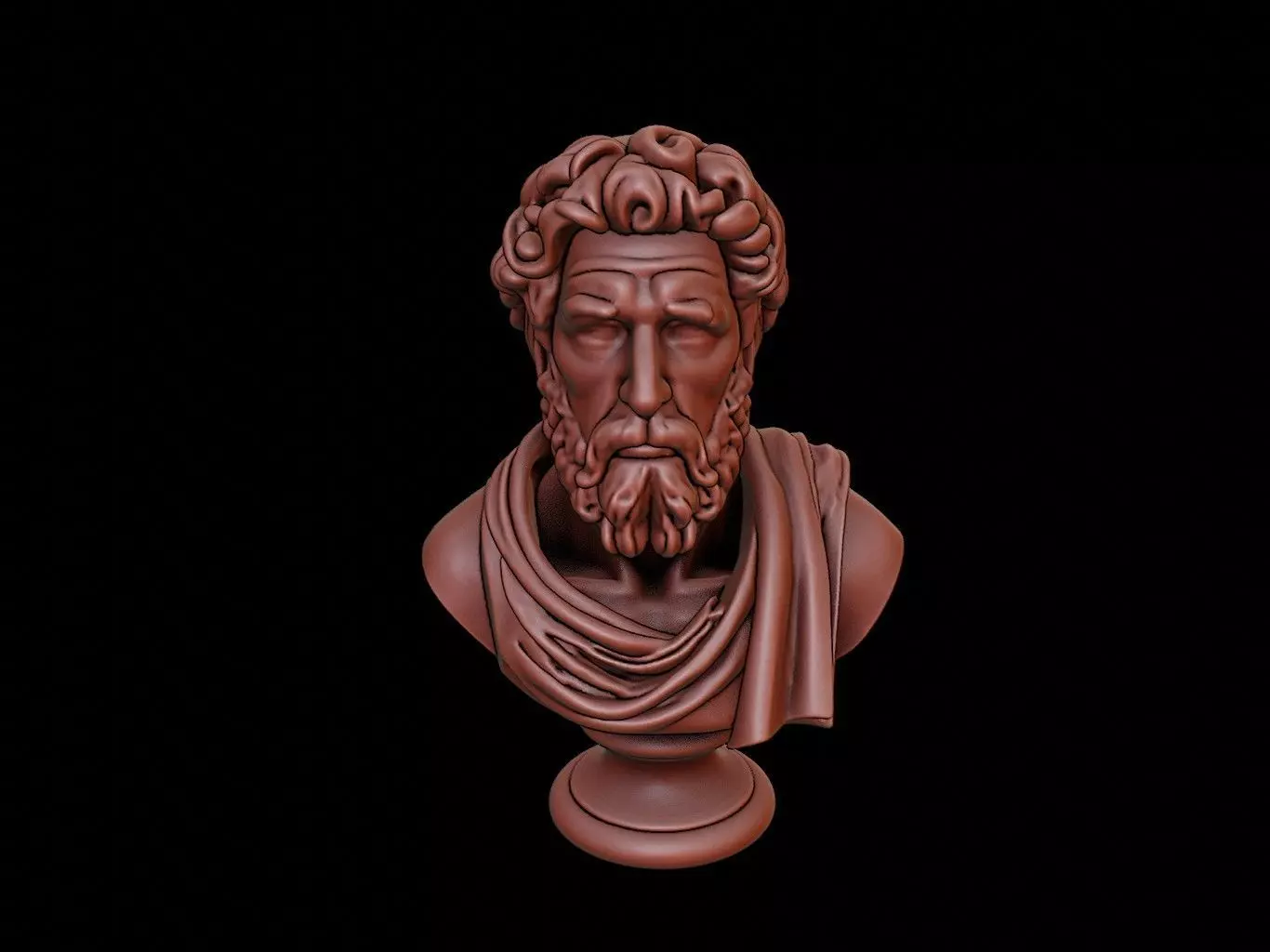 Aristotle Bust 3D print model