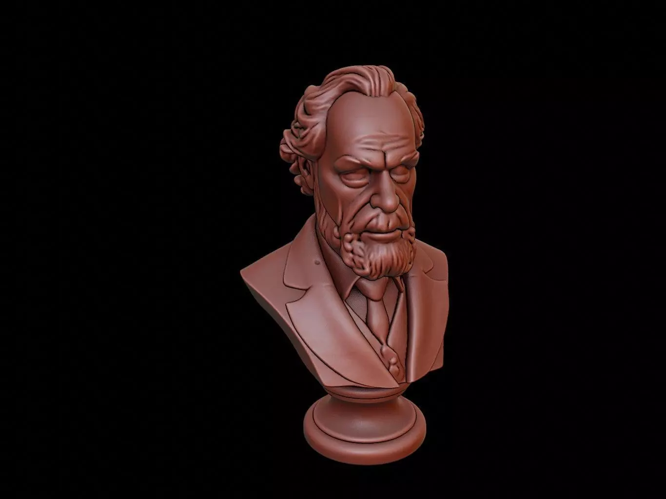 Arthur Schopenhauer Bust 3D print model