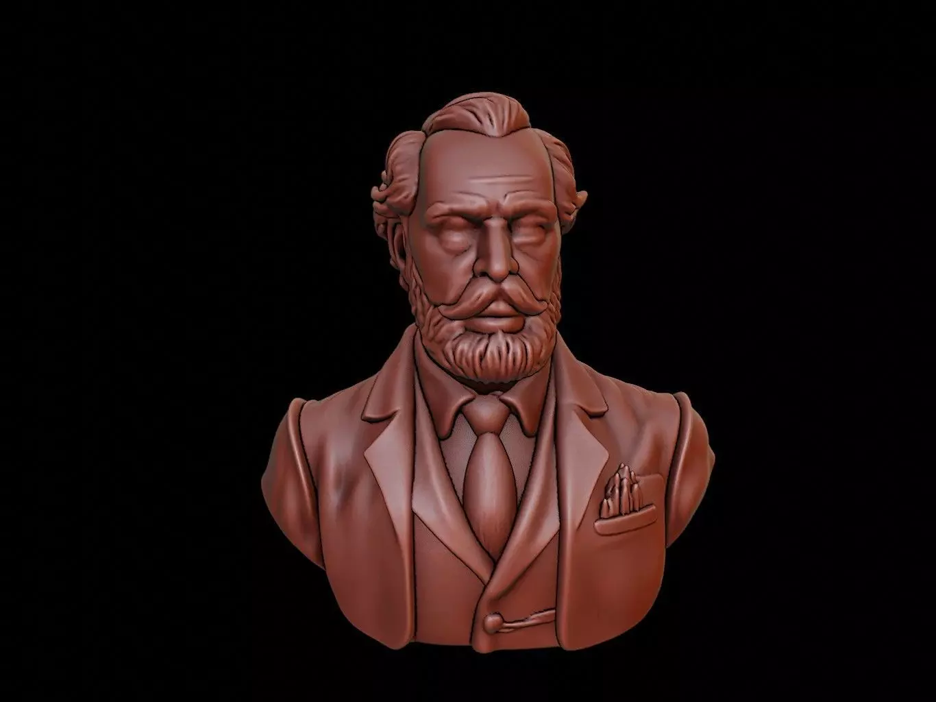 Arthur Schopenhauer Bust 3D print model