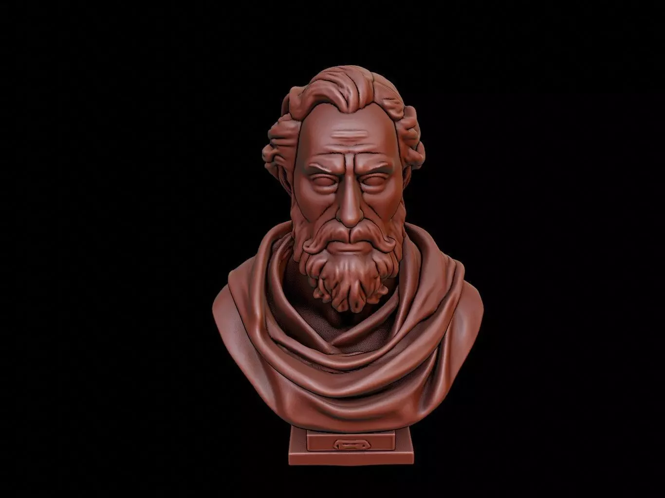Averroes Bust 3D print model