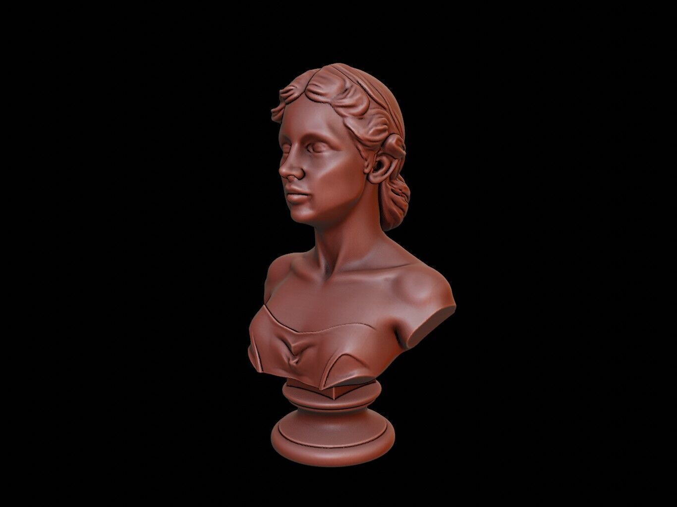 Avicenna Bust 3D print model_1