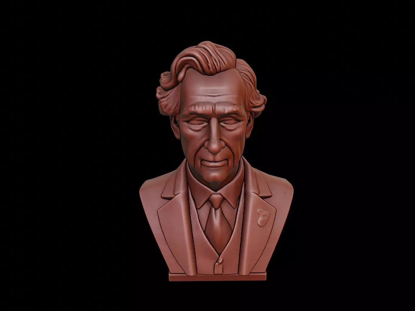 Bertrand Russell Bust 3D print model
