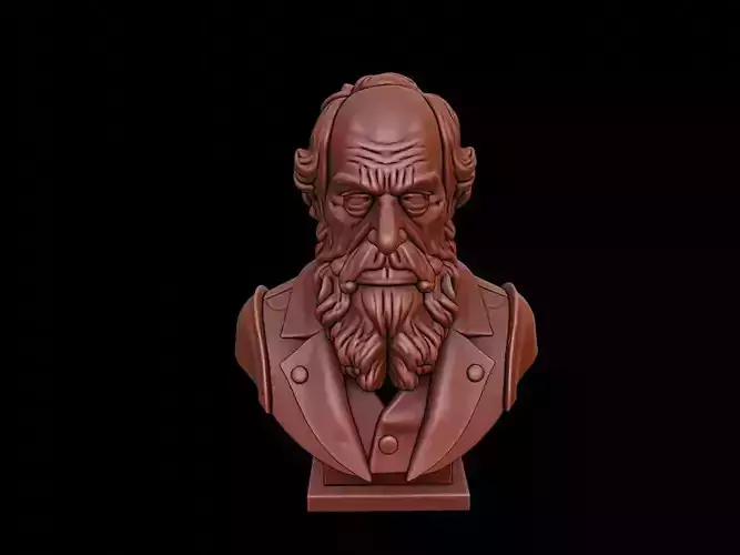 Charles Darwin Bust