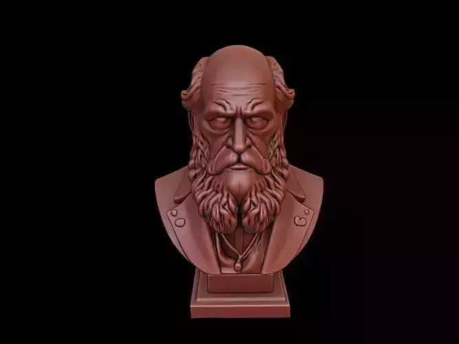 Charles Darwin Bust