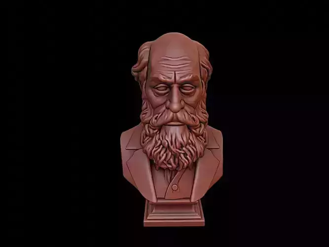 Charles Darwin Bust