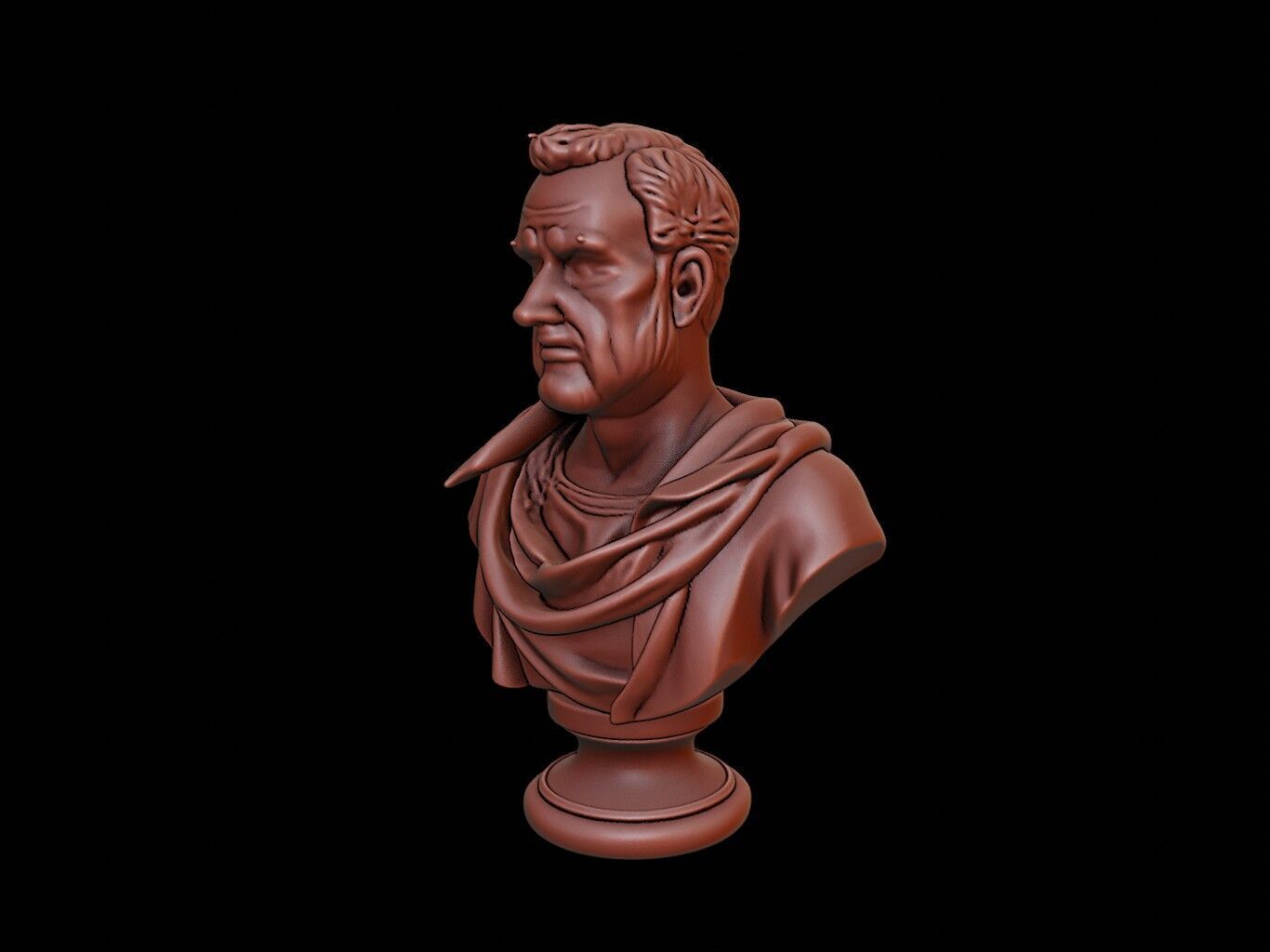 Cicero Bust 3D print model_1