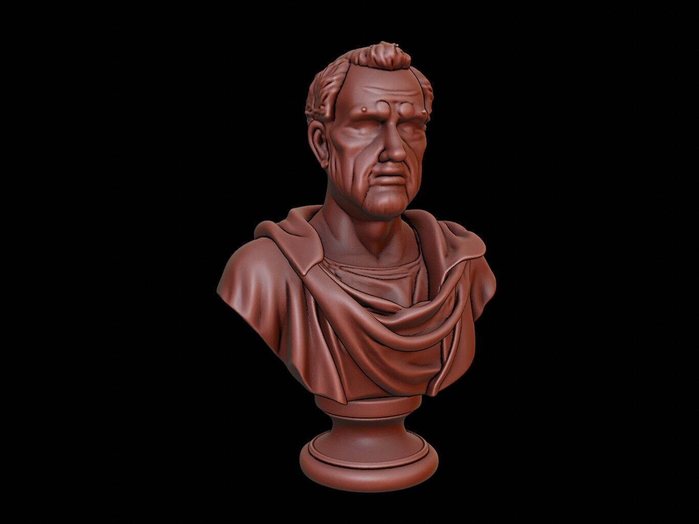 Cicero Bust 3D print model_2
