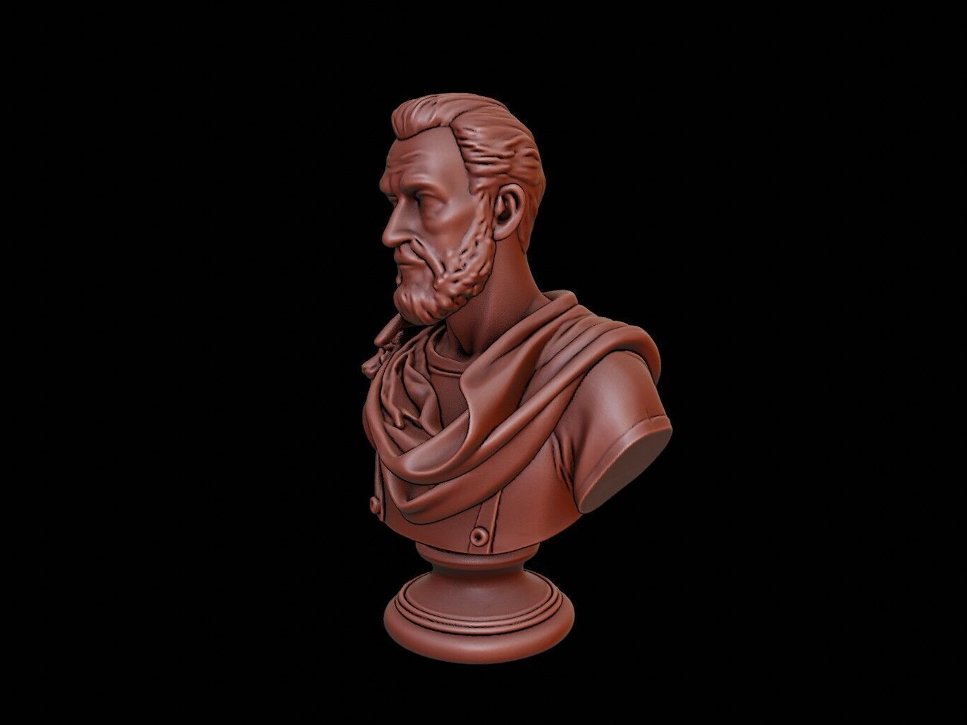 Cicero Bust 3D print model_1