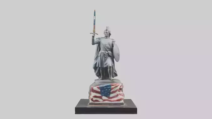Last Battle of Independence statue model