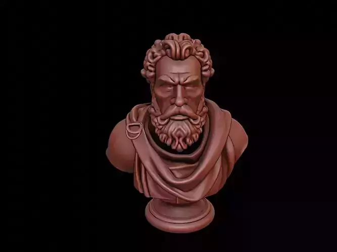Democritus Bust