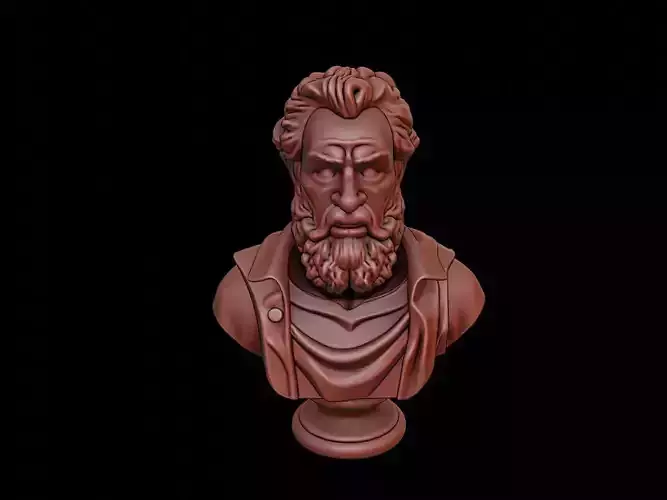 Democritus Bust