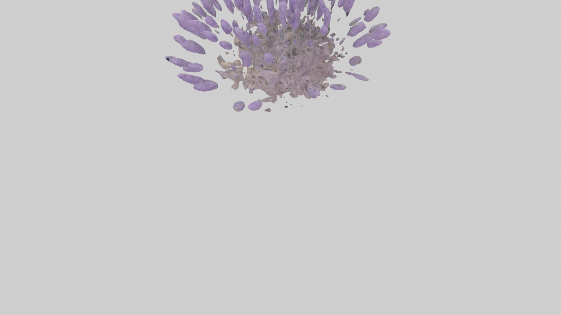 Lavender model Low-poly 3D model_3