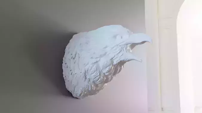 Eagle head wall mount STL