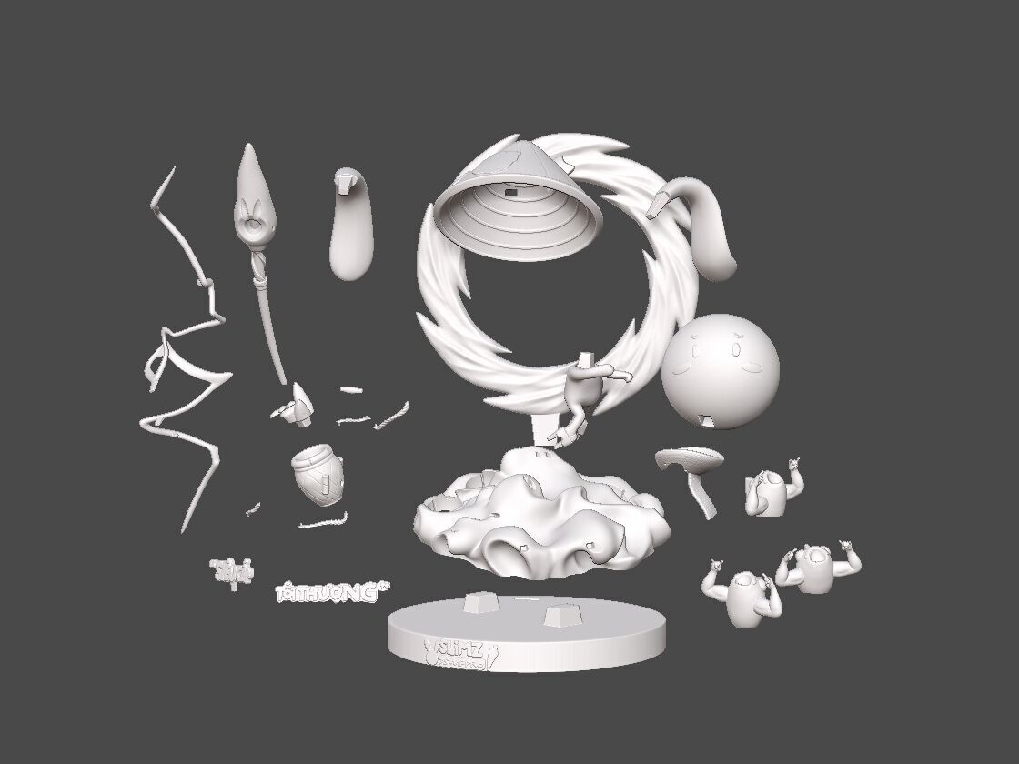 Slim tho 7 mau rainbow 3D print model_2