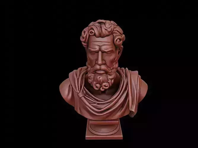 Epicurus Bust
