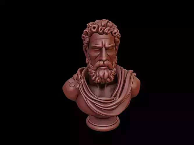 Epicurus Bust
