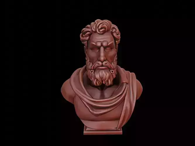 Epicurus Bust