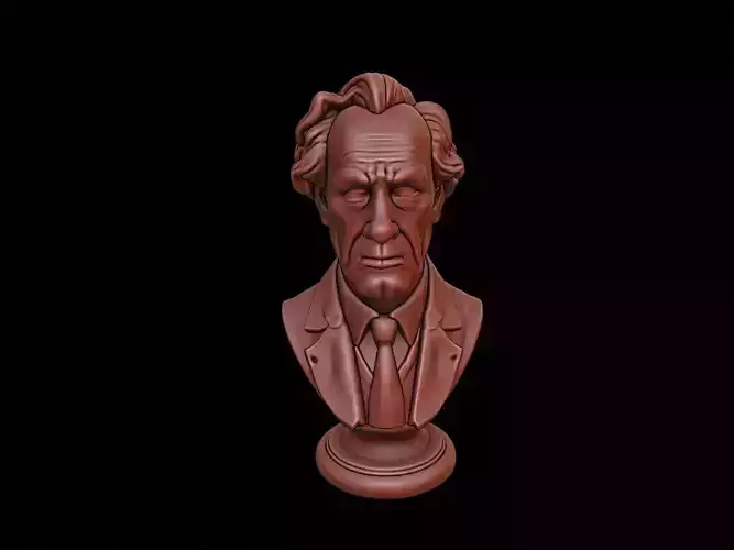 Erwin Schrodinger Bust 3D print model